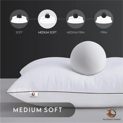 Microfiber Standard Size Pillow (Pack of 2) - White