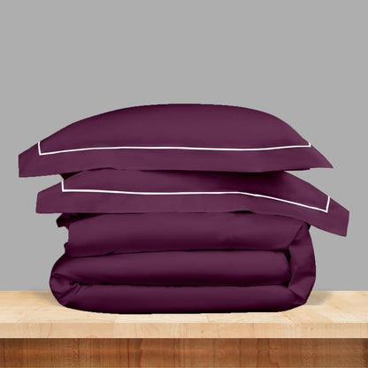 Elegance 250 TC King Bedsheet - Wine