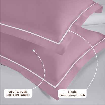Elegance 250 TC King Bedsheet - Cameo Rose