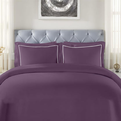 Elegance 250 TC King Bedsheet - Lavender