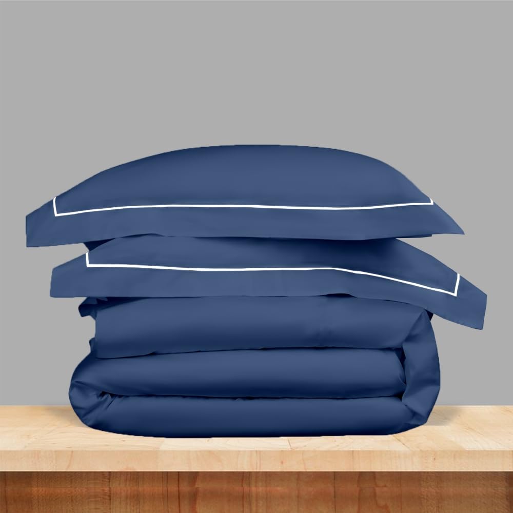 Elegance 250 TC King Bedsheet - Mediterranean Blue