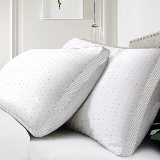 Standard size ultrasonic pillows in white pack of 4