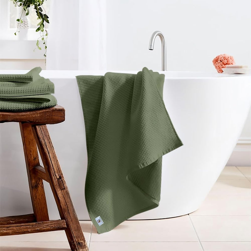 Waffle Bath Towels