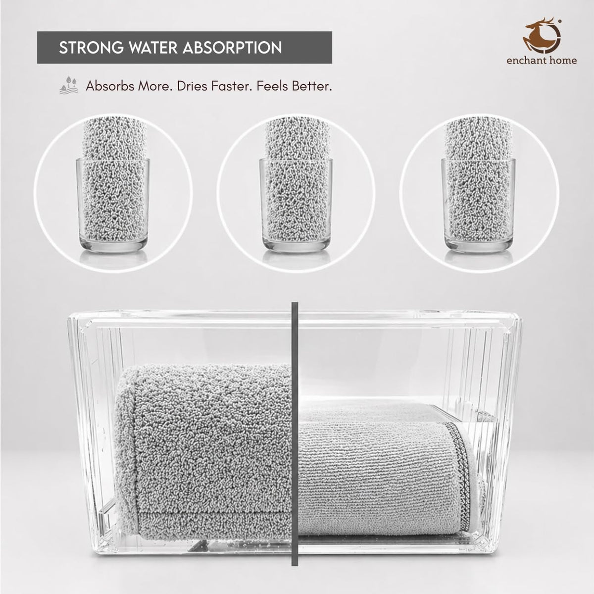 Pure Cotton Terry Bath Towel (29" x 59", Silver)